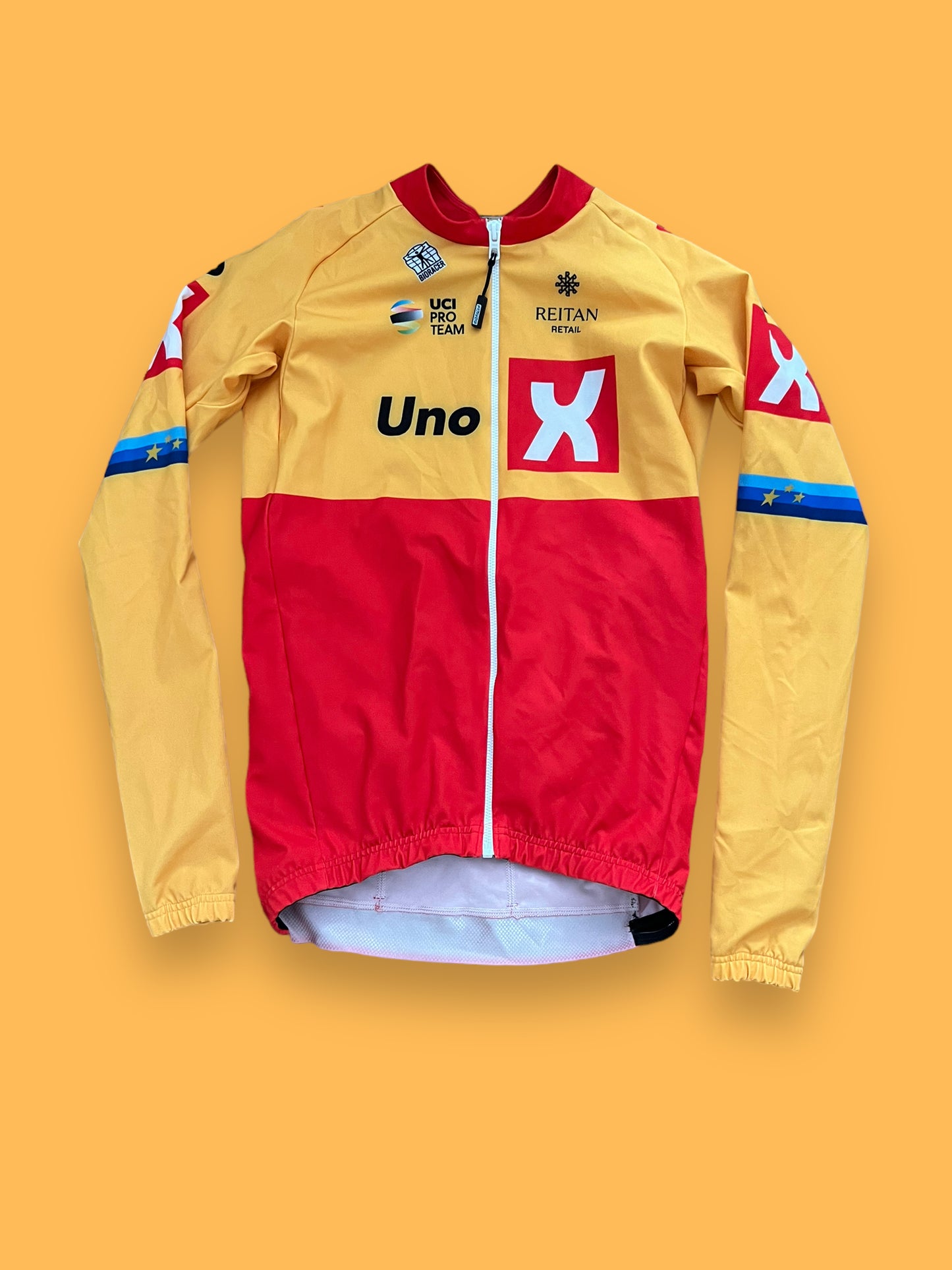 Light Gabba Jacket European Champion Edition | Bioracer | Uno-X | Pro Cyling Team Kit