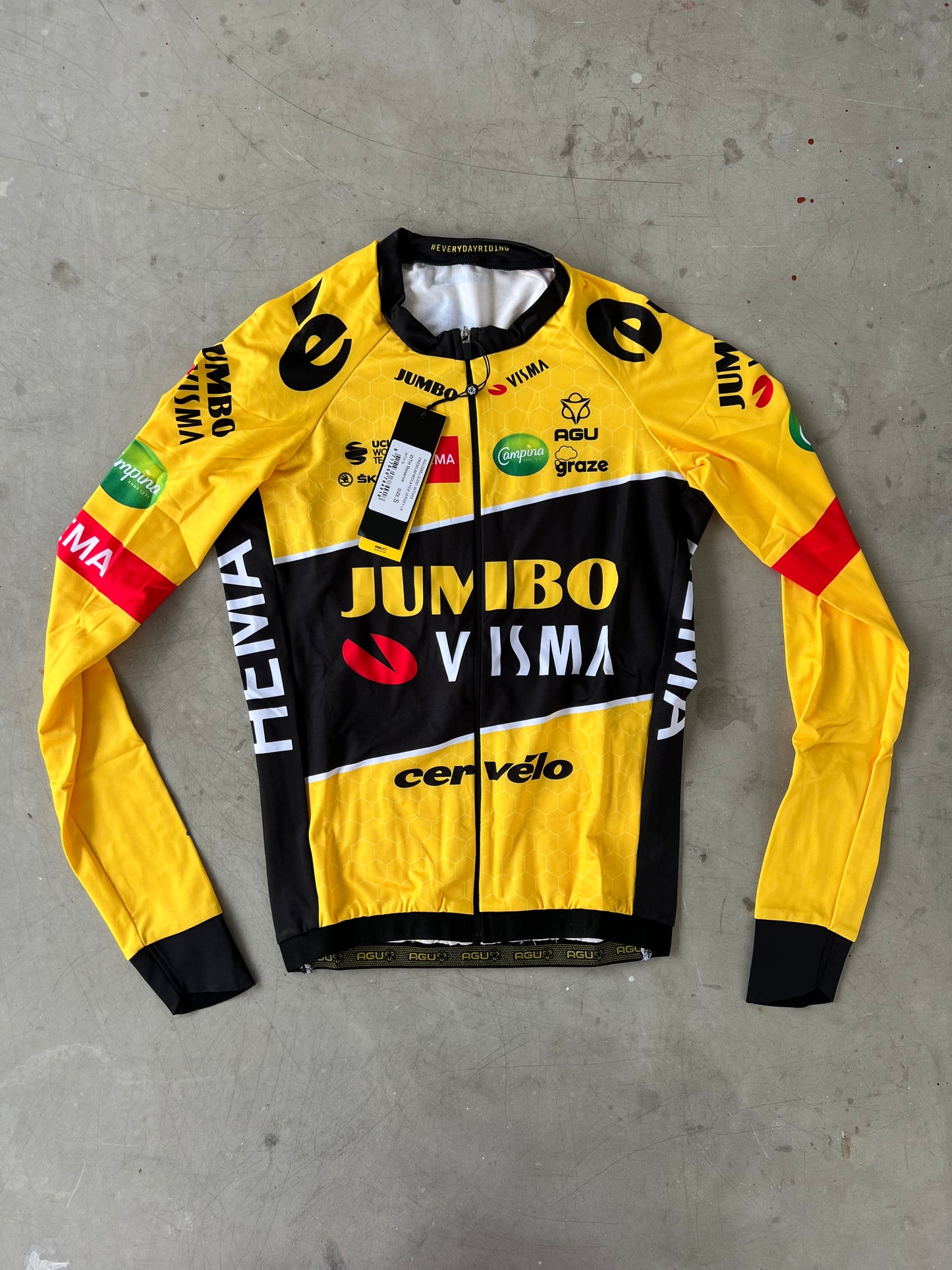 Jumbo Visma | Agu Long Sleeve Jersey | Rider-Issued Pro Team Kit