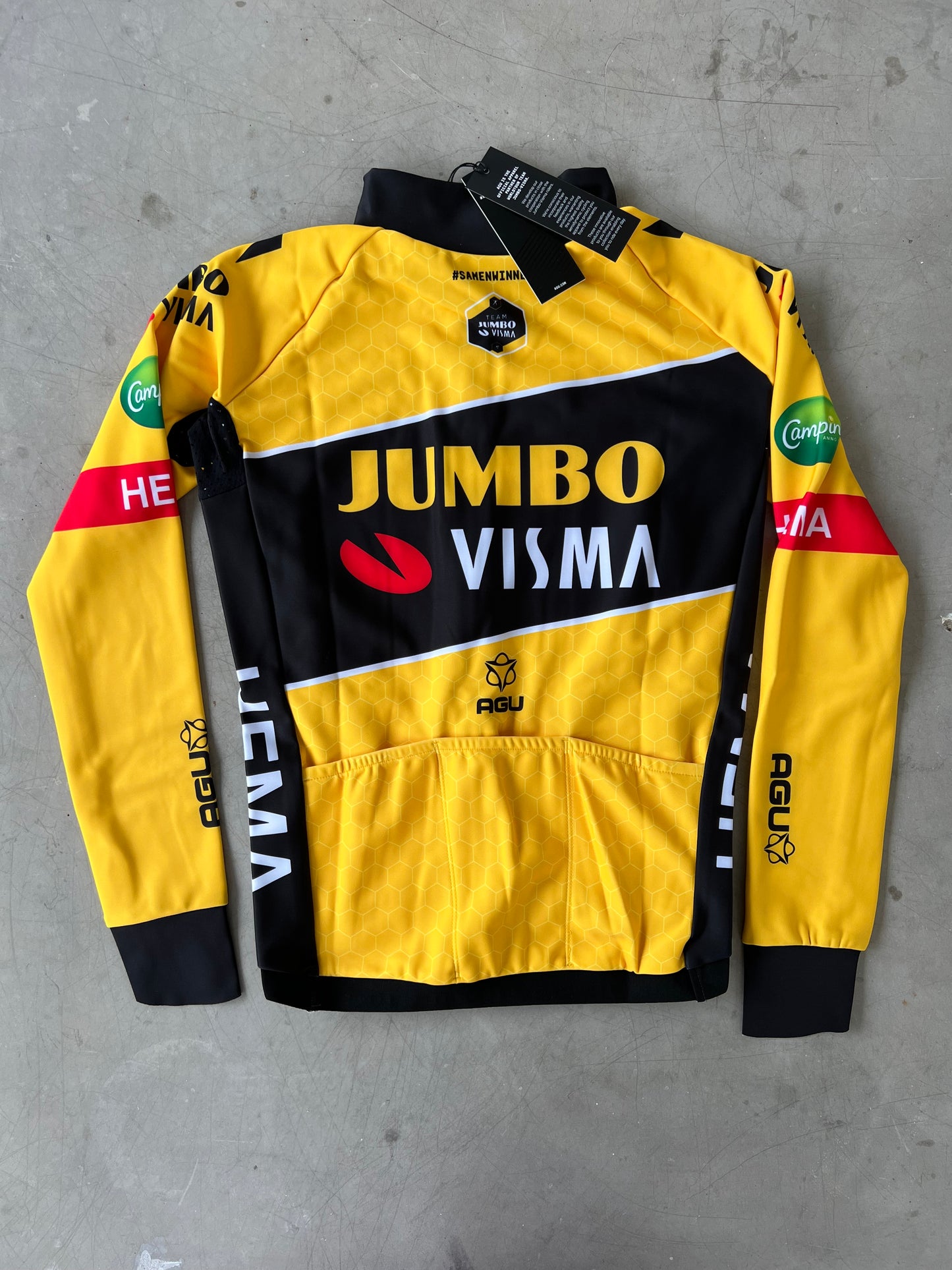 Jumbo Visma | Agu Long Sleeve Thermal Jersey | Rider-Issued Pro Team Kit