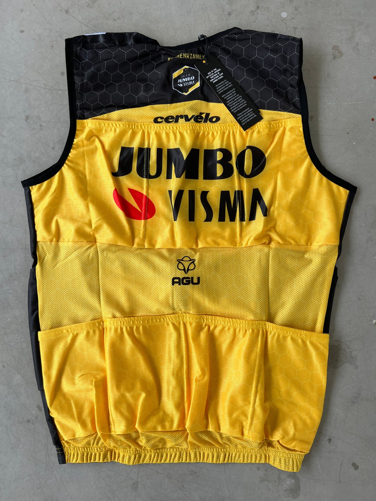 Jumbo Visma | Agu Bidon Vest | M | Rider-Issued Pro Team Kit