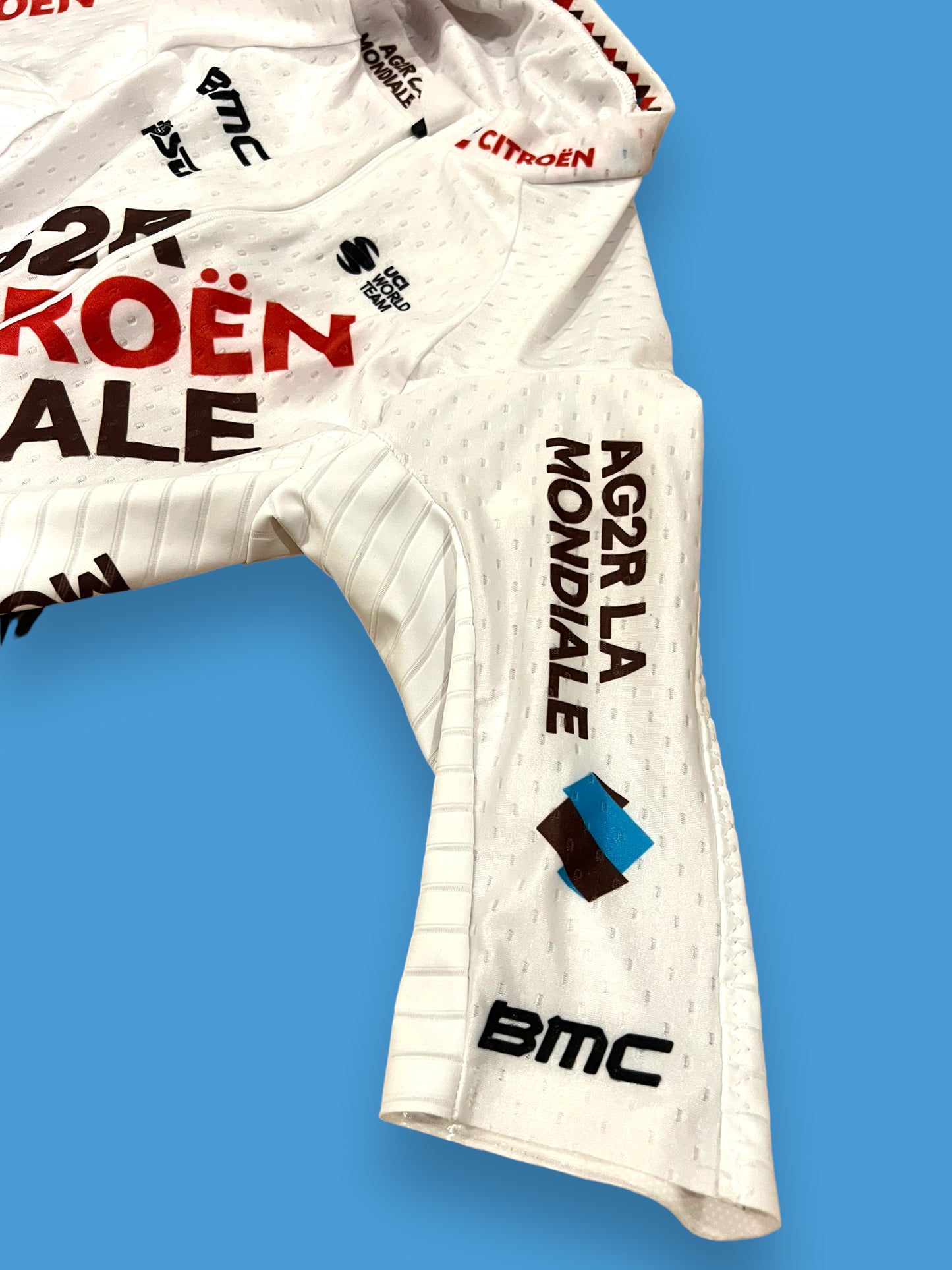 TT Suit Short Sleeve Aero Suit | NoPinz | AG2R Citroen | Pro Cycling Kit