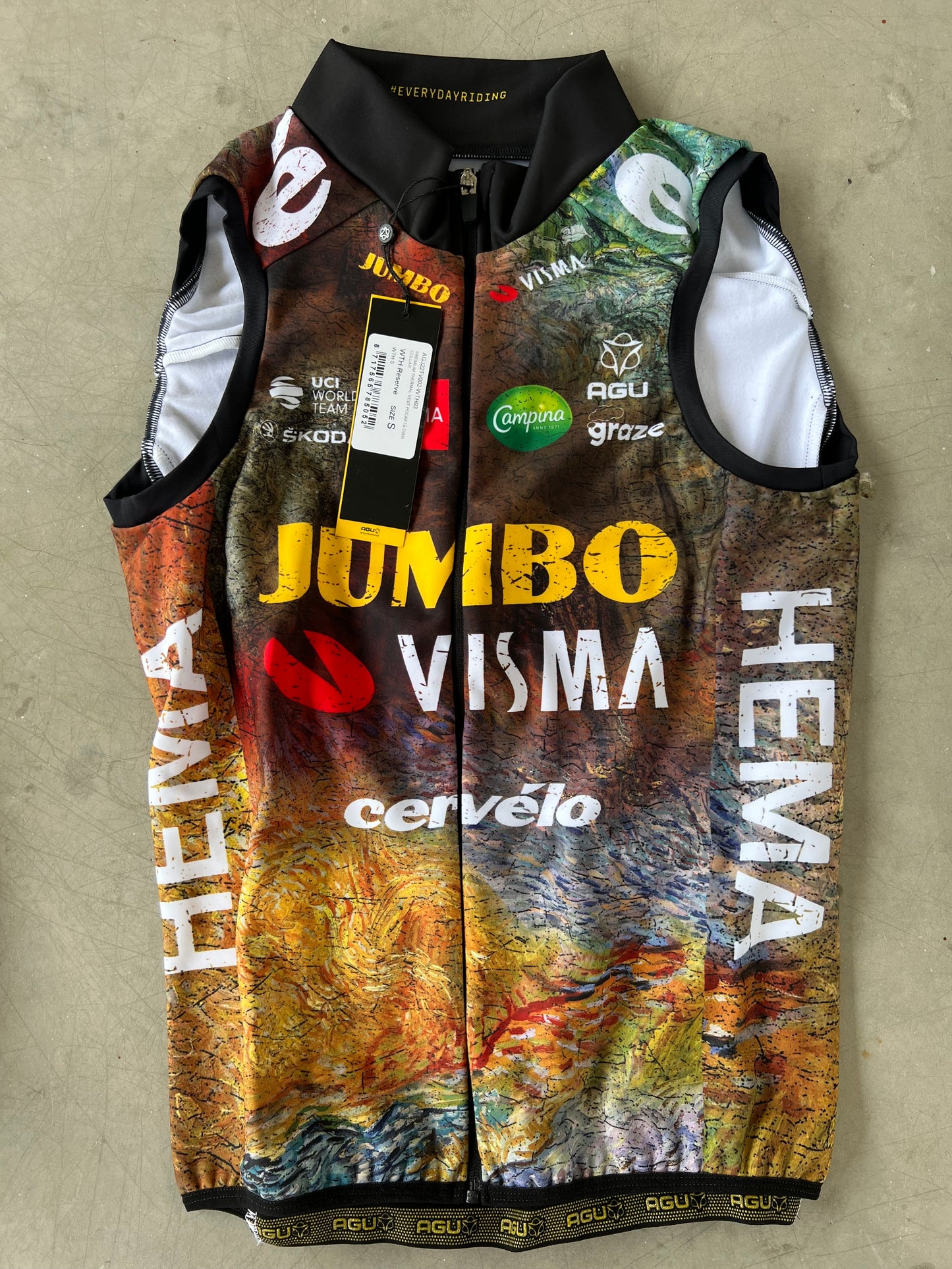 Jumbo Visma | Agu Thermal Gilet / Vest - Tour De France Edition | Rider-Issued Pro Team Kit