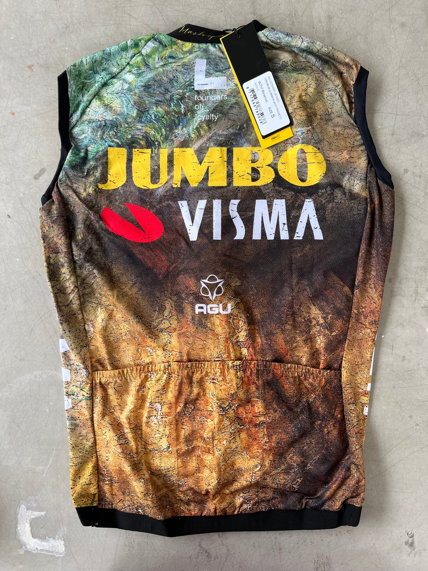 Jumbo Visma | Agu Wind Vest / Gilet - Tour De France Edition | S | Rider-Issued Pro Team Kit