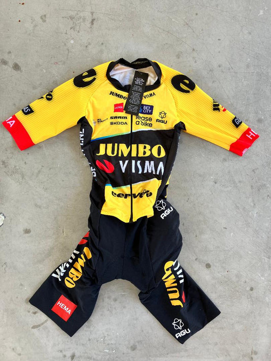 Jumbo Visma | Agu Short Sleeve Aero Suit | XS | Rider-Issued Pro Team Kit