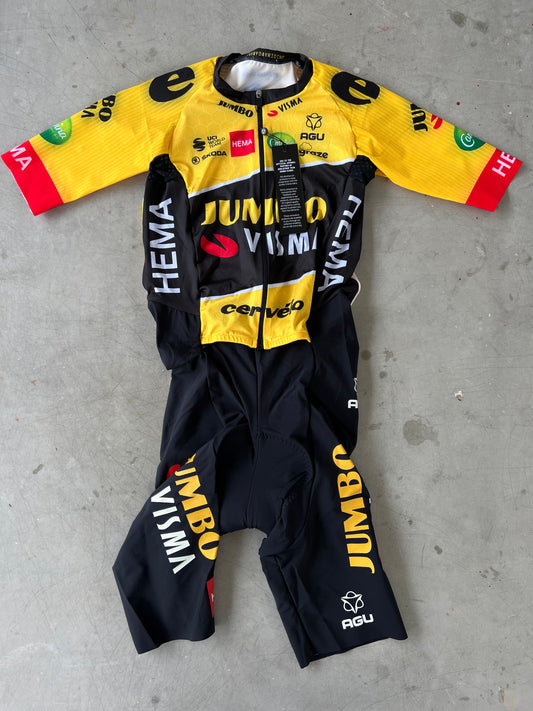 Jumbo Visma | Agu Short Sleeve Aero Suit | XS | Rider-Issued Pro Team Kit