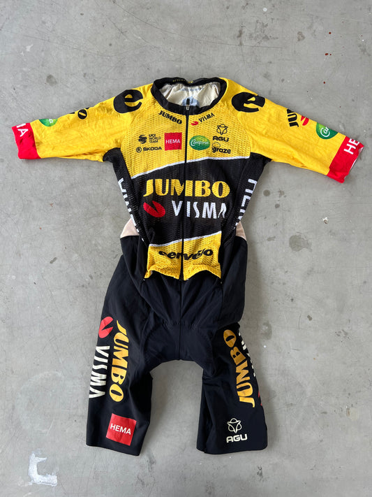 Jumbo Visma | Agu Short Sleeve Summer Aero Suit | XS | Rider-Issued Pro Team Kit