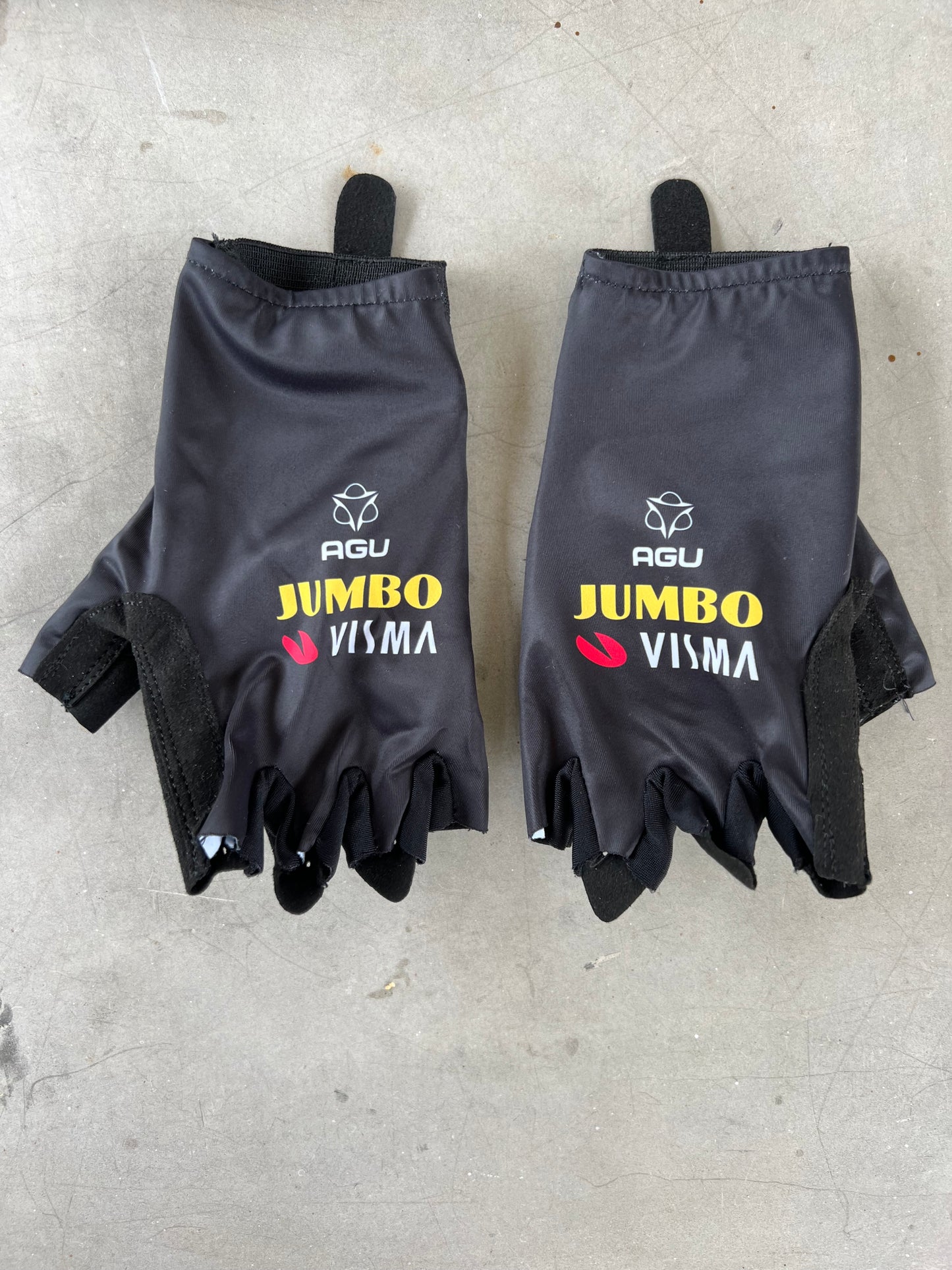 Jumbo Visma | Agu Bundle - Long Sleeve Jersey, Bib Shorts, Vest & Gloves | XS | Rider-Issued Pro Team Kit