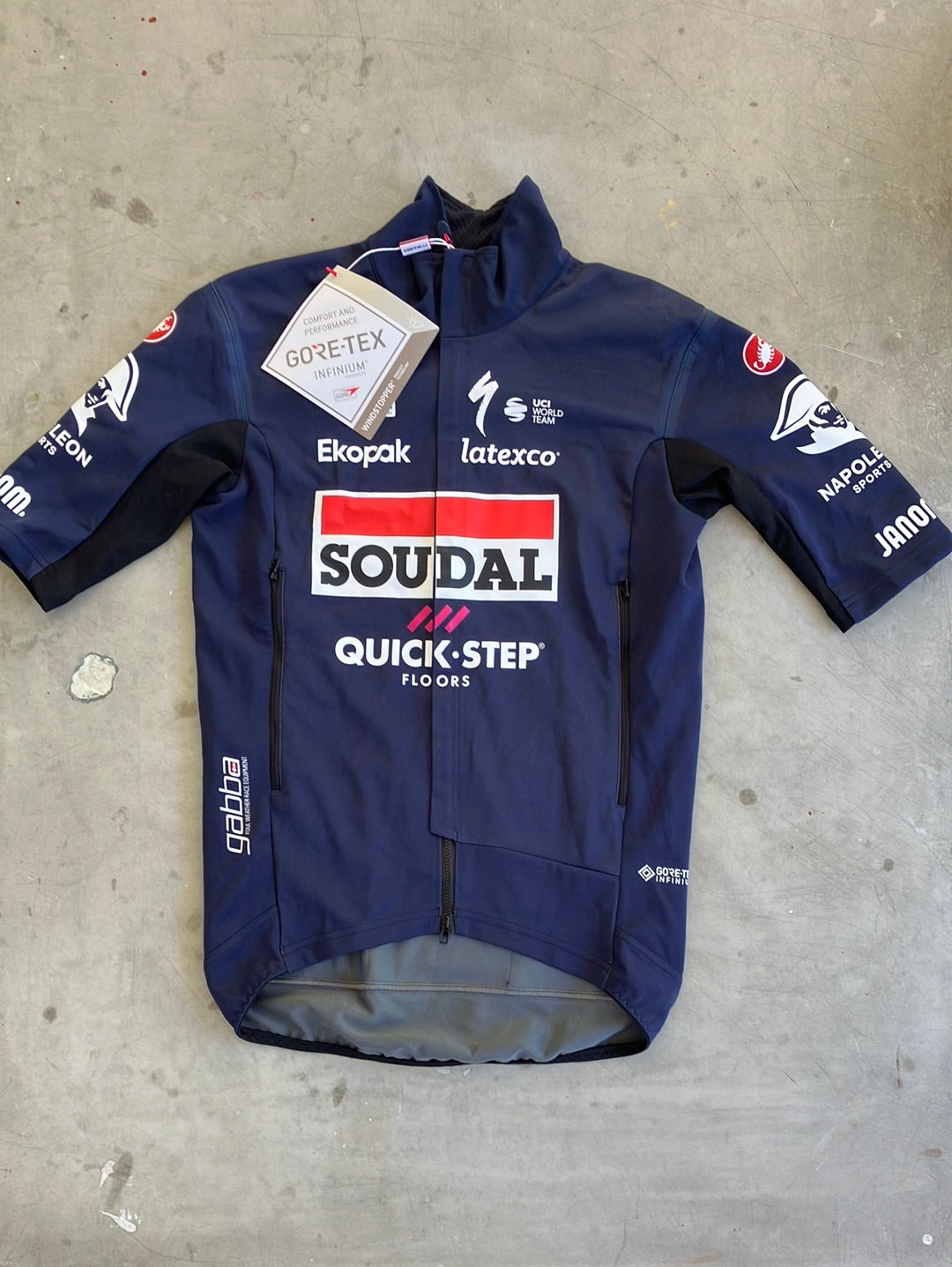 Short Sleeve Gabba Jacket / Jersey | Castelli | Soudal / Deceuninck Quick-Step | Pro-Issued Cycling Kit