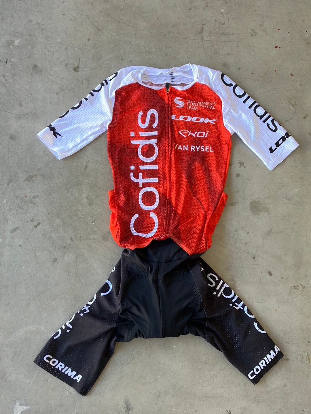 Road Suit / Race Suit Summer Lightweight Womens | Van Rysel | Cofidis Womens | Pro Cycling Kit