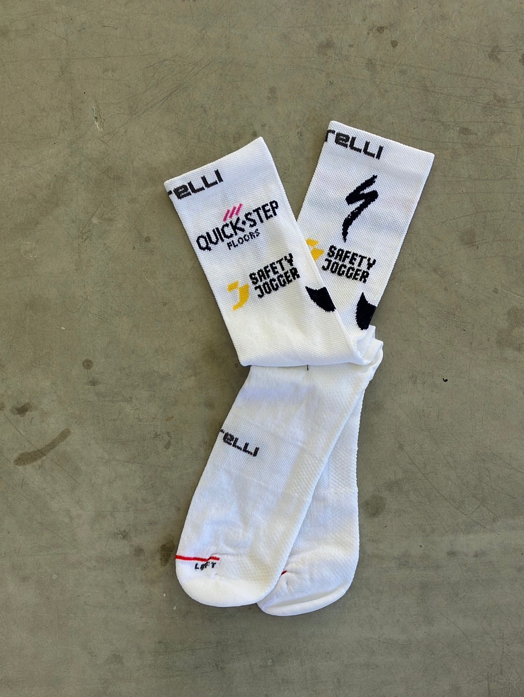 Winter Race Socks | Castelli | Soudal / Deceuninck Quick-Step | Pro-Issued Cycling Kit