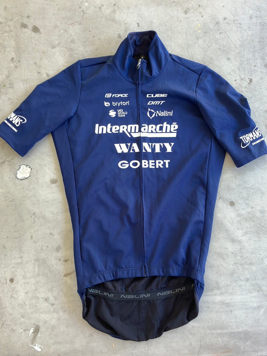 Short Sleeve Jacket Winter Gabba Thermal Waterproof | Nalini | Intermarche Wanty | Pro-Issued Cycling Kit