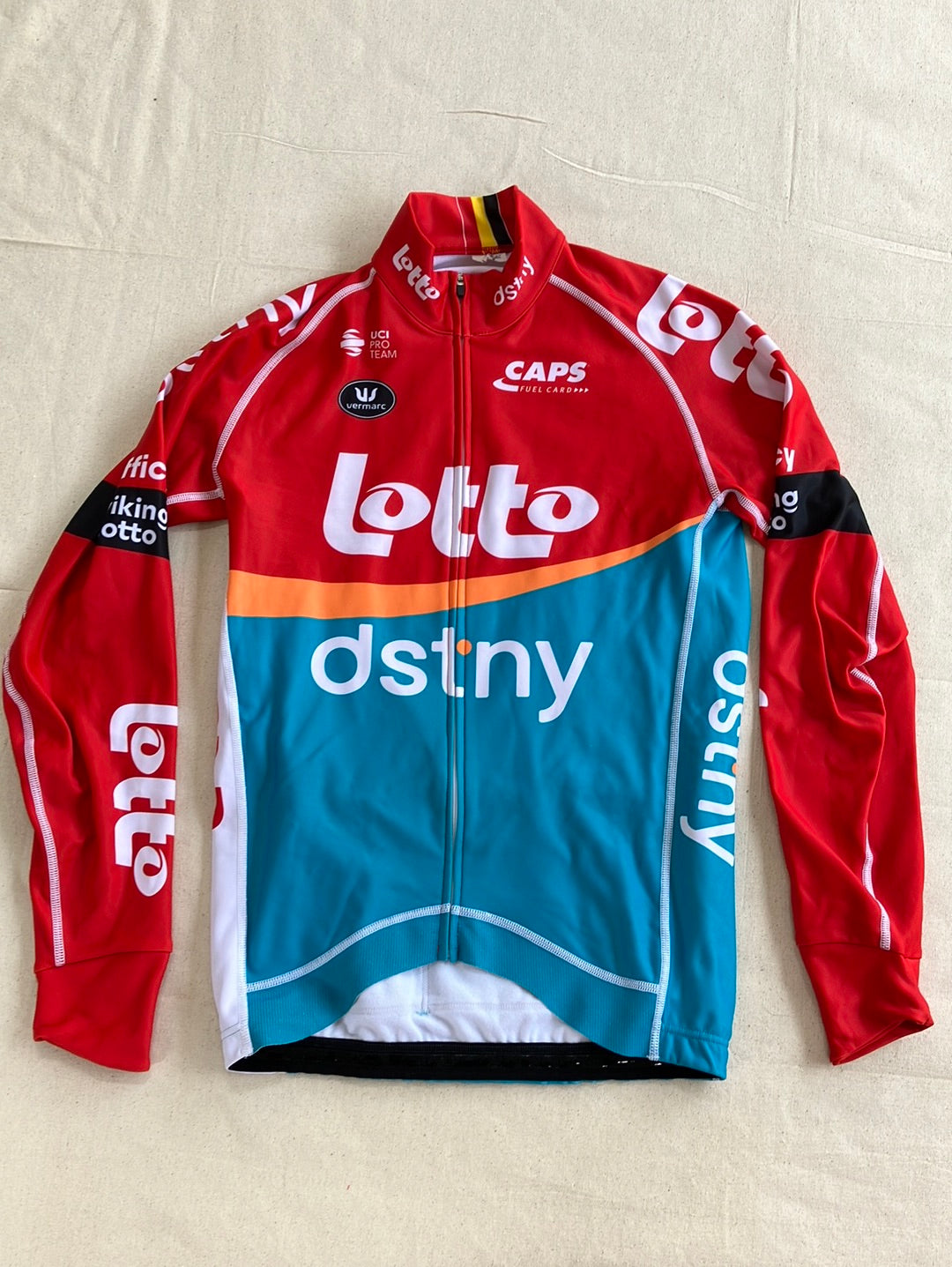 Long Sleeve Thermal Jersey | Vermarc | Lotto Dstny | Pro Team Cycling Kit