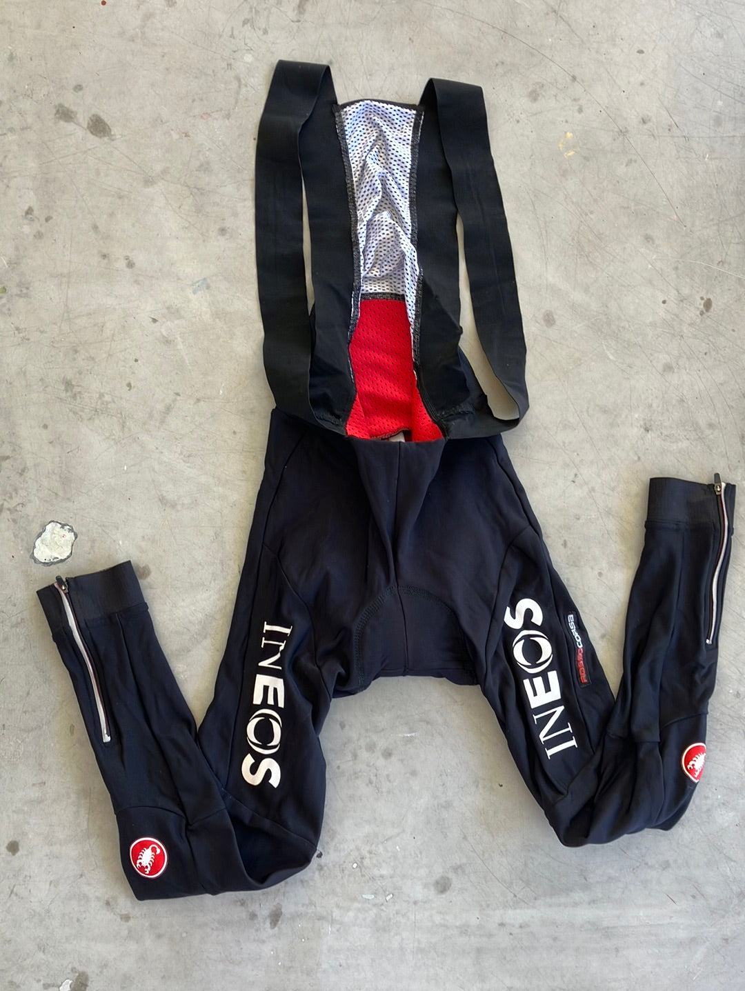 WInter Cycling Bib Tights | Castelli | Ineos Grenadiers | Pro-Issued Cycling Kit