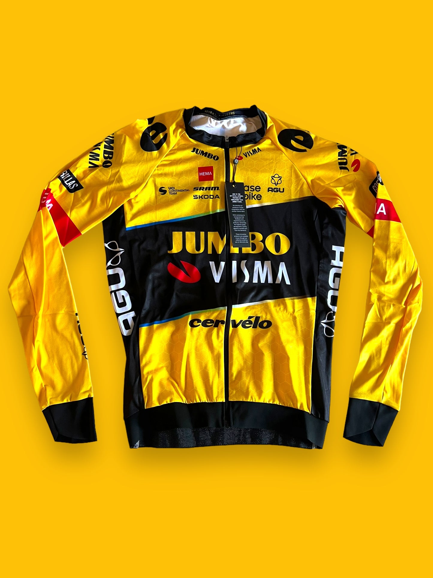 Mid-Weight Jersey Long Sleeve | Agu | Jumbo Visma | Pro Cycling Kit