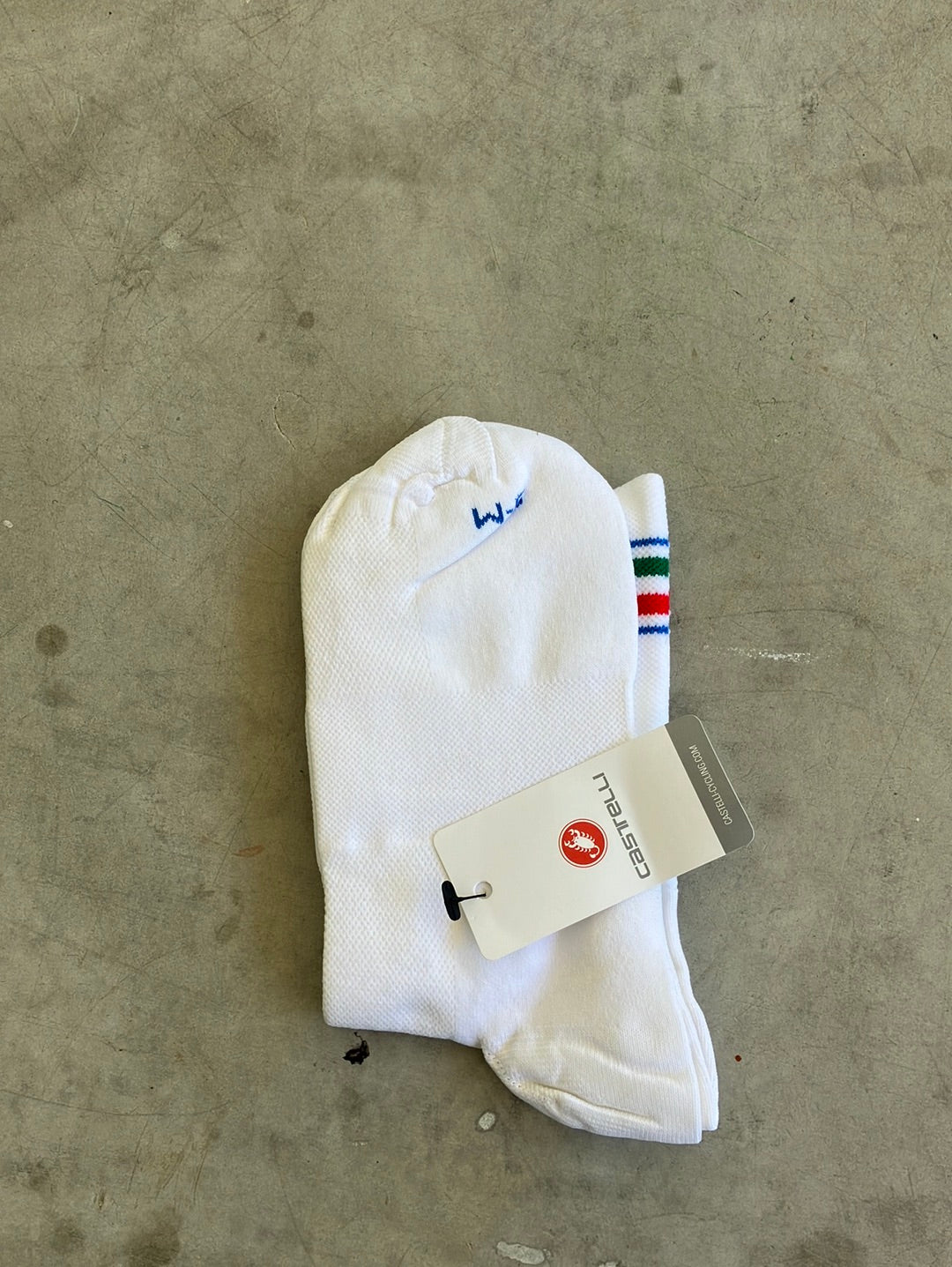 Race Socks | Castelli | Italia Italy National Team | Pro-Issued Cycling Kit