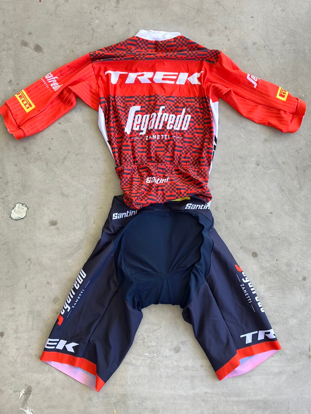 Short Sleeve Road Suit | Santini | Trek Segafredo | Pro-Issued Cycling Kit