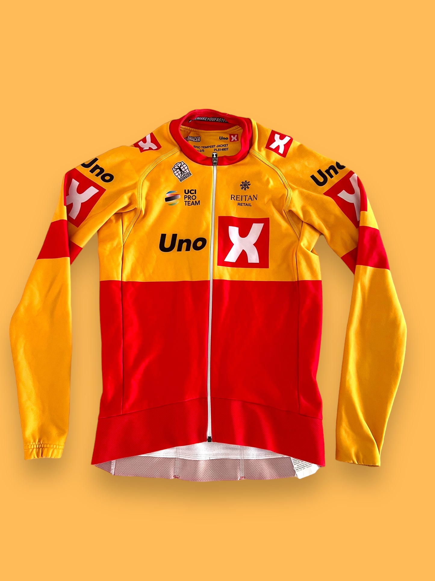 Winter Jersey Thermal Long Sleeve 'Tempest Jacket' | Bioracer | Uno-X Pro Team | Pro Cycling Kit