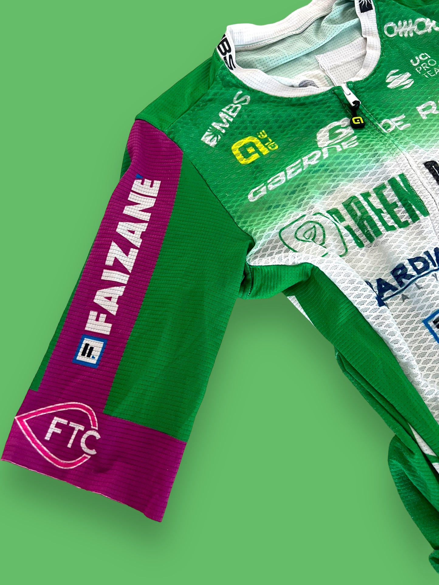 Summer Road Suit + Gloves  | Ale | Bardiani Green Project Pro Team | Pro Cycling Kit