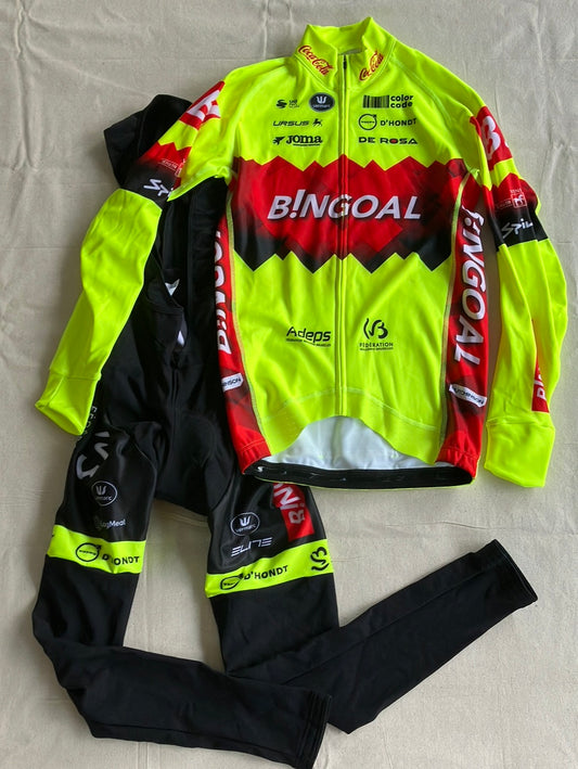 Cycling Kit Bundle - Thermal Jersey & Bib Tights | Vermarc | Bingoal WB Pro Team | Pro Cycling Kit