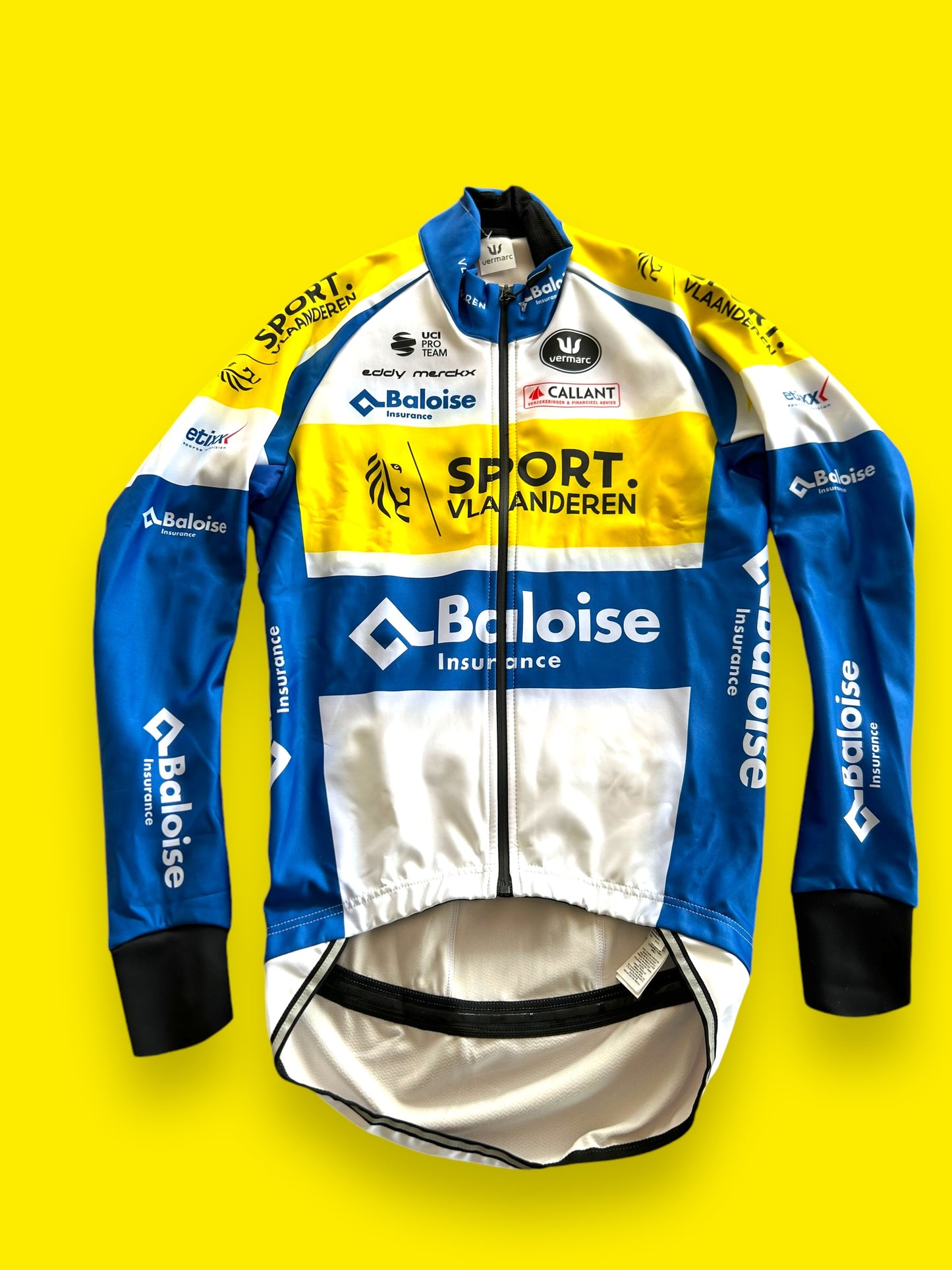 Winter Gabba Jacket | Vermarc | Sport Vlaanderen / Baloise | Pro Team Cycling Kit