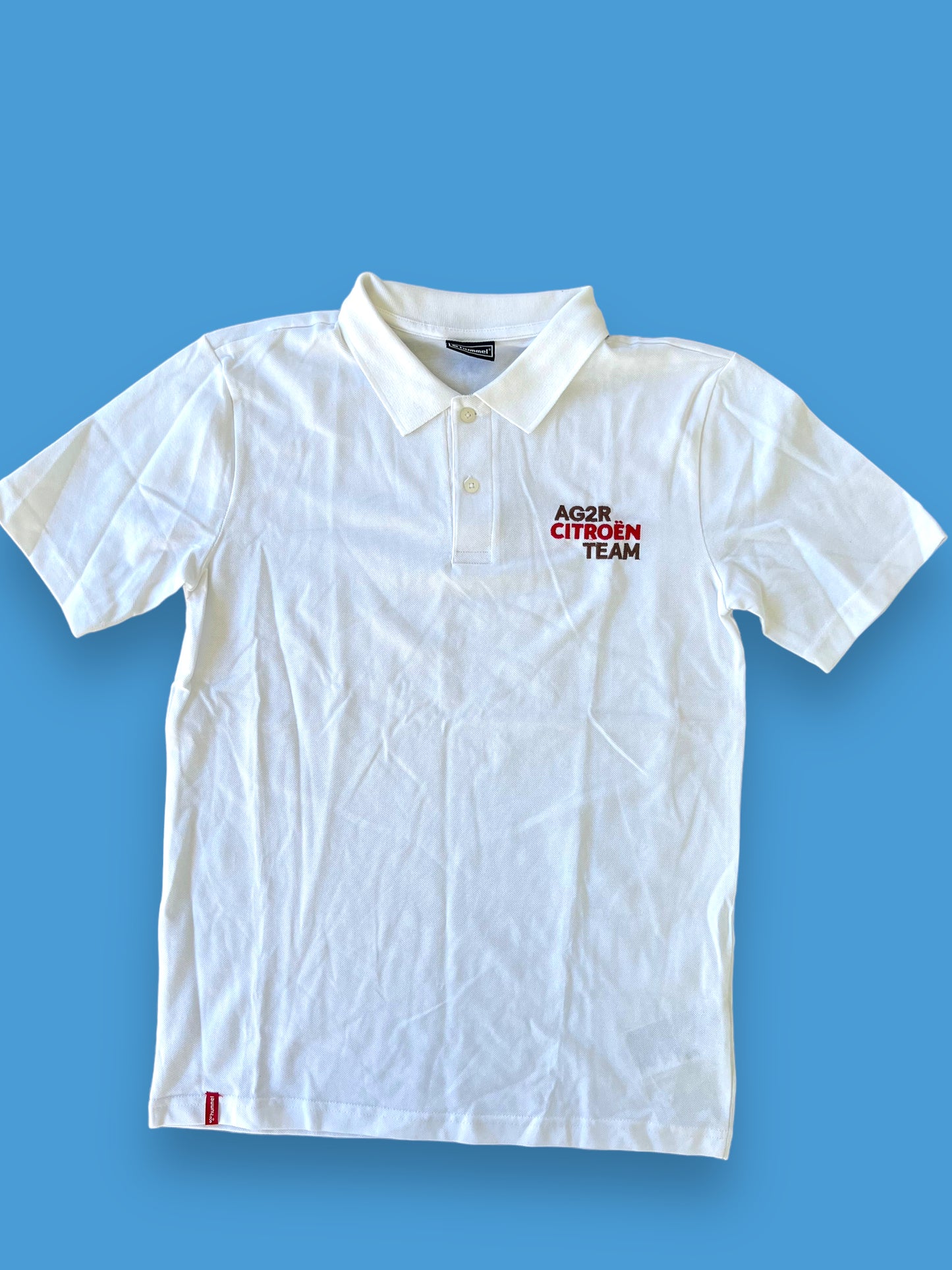 Casual Polo Shirt | AG2R Citroen White | S | Rider-Issued Casual Team Kit