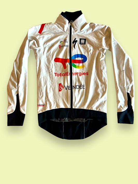 Light Winter Jacket Polartec Waterproof | Sportful | Total Energies | Pro Cycling Kit