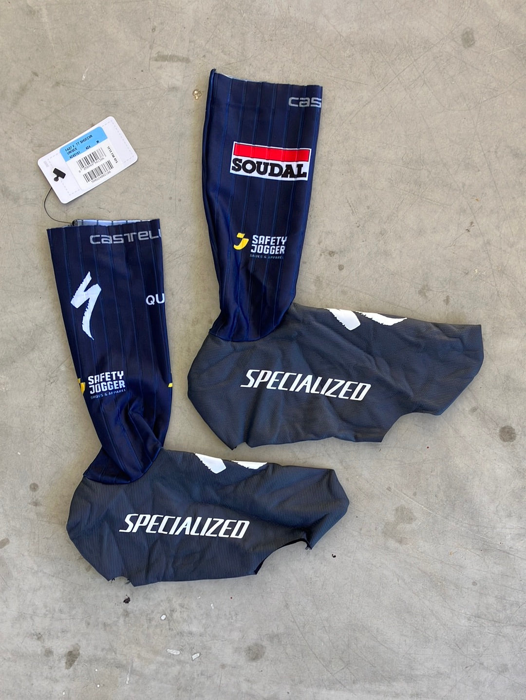 TT Shoe Covers Fast Feel | Castelli | Soudal / Deceuninck Quick-Step | Pro-Issued Cycling Kit