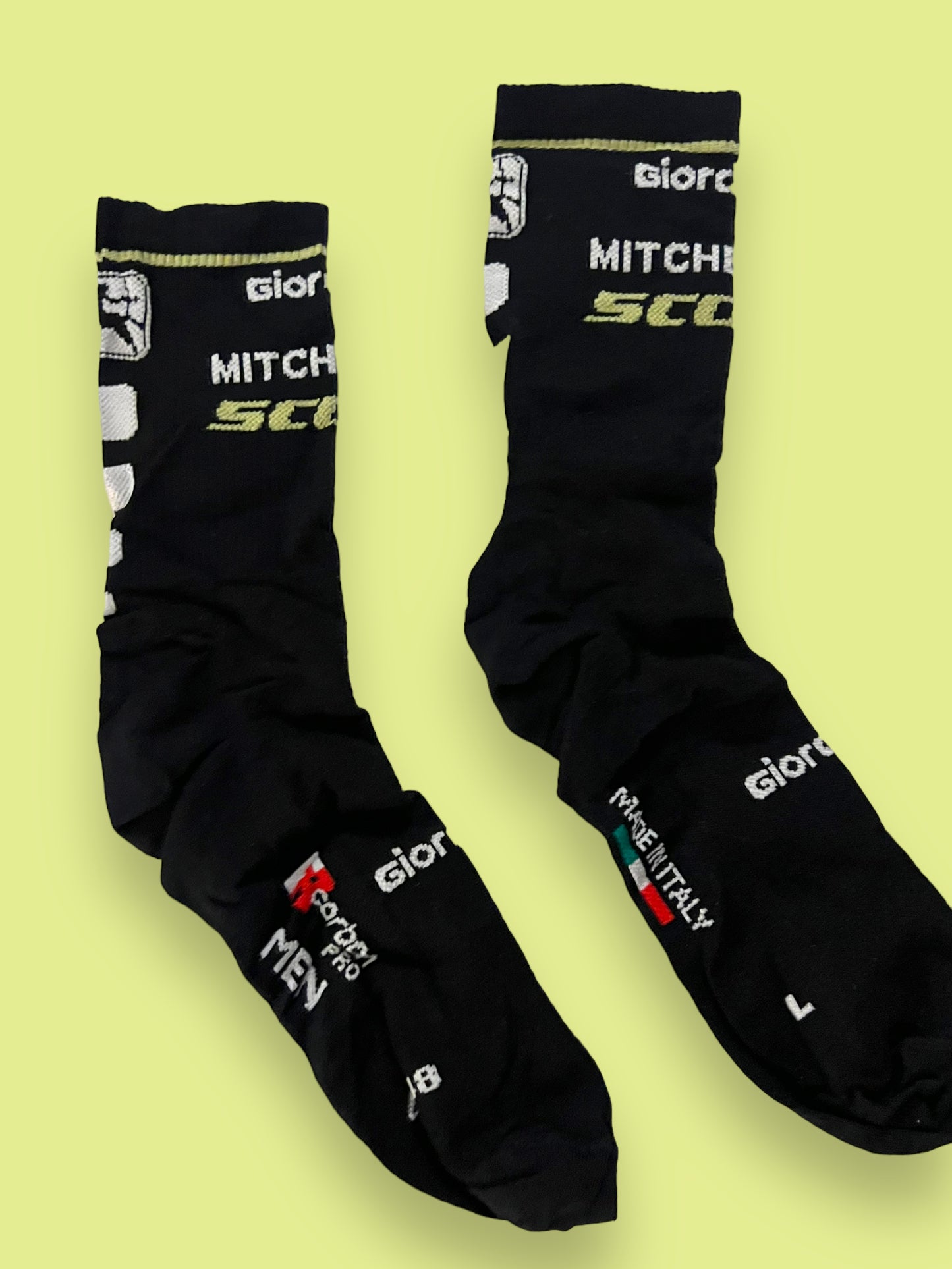 Race Socks | Giordana | Mitchelton Scott Pro Team | Pro Cycling Kit