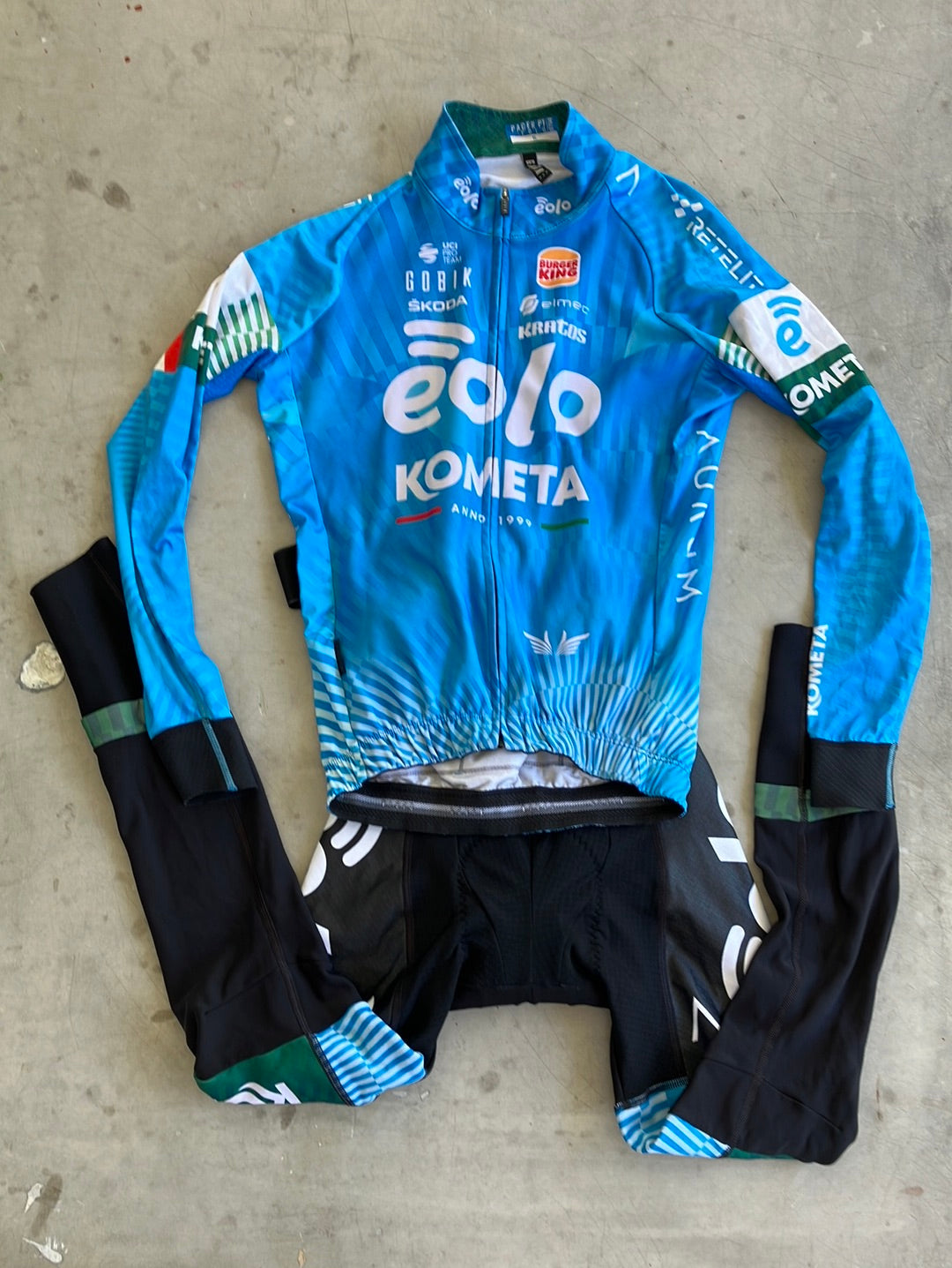 Jersey & Tights Winter Bundle - With Burger Buns! | Gobik | Eolo Kometa | Pro-Issued Cycling Kit