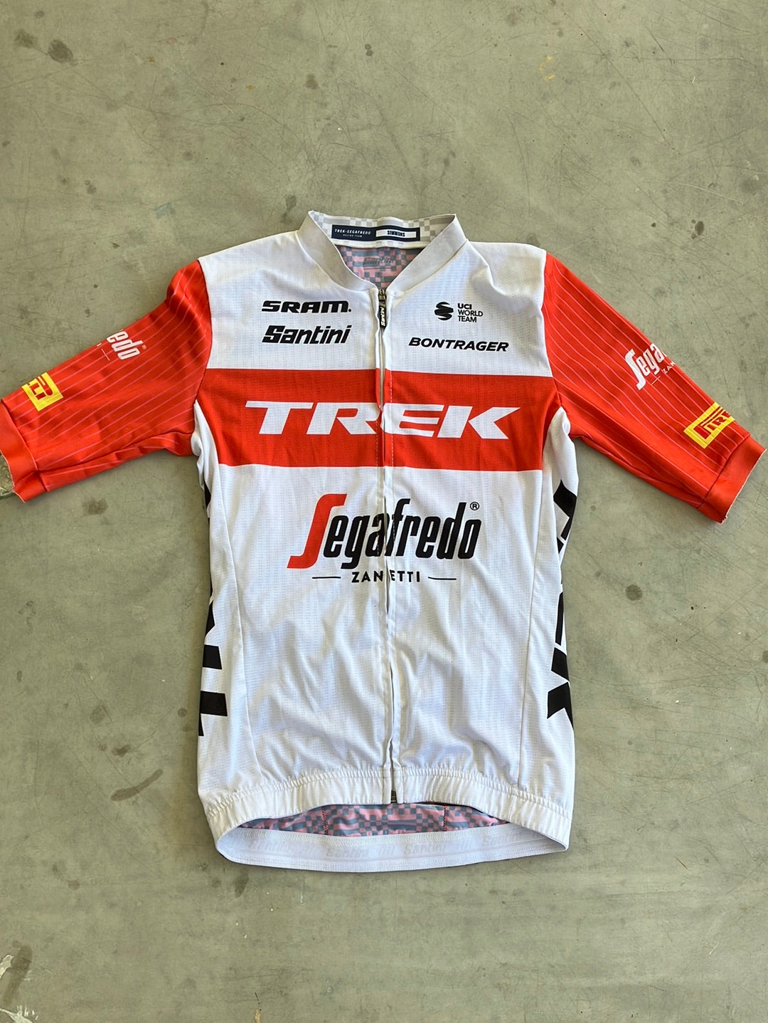 Short Sleeve Jersey | Santini | Trek Segafredo | Pro-Issued Cycling Kit