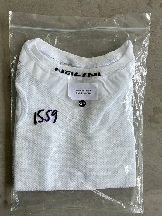 Intermarche | Nalini Sleeveless Base Layer | White | Pro-Issued Team Kit