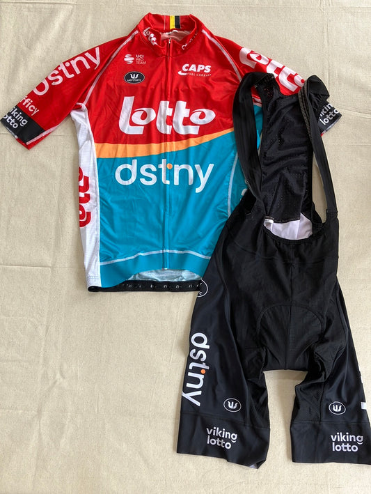 Jersey & Bib Shorts Bundle | Vermarc | Lotto Dstny | Pro Team Cycling Kit