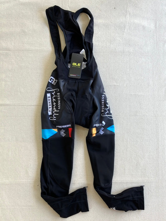 Thermal Rain Bib Tights Winter Padded | Ale | Team Bahrain Victorious | Pro Cycling Kit