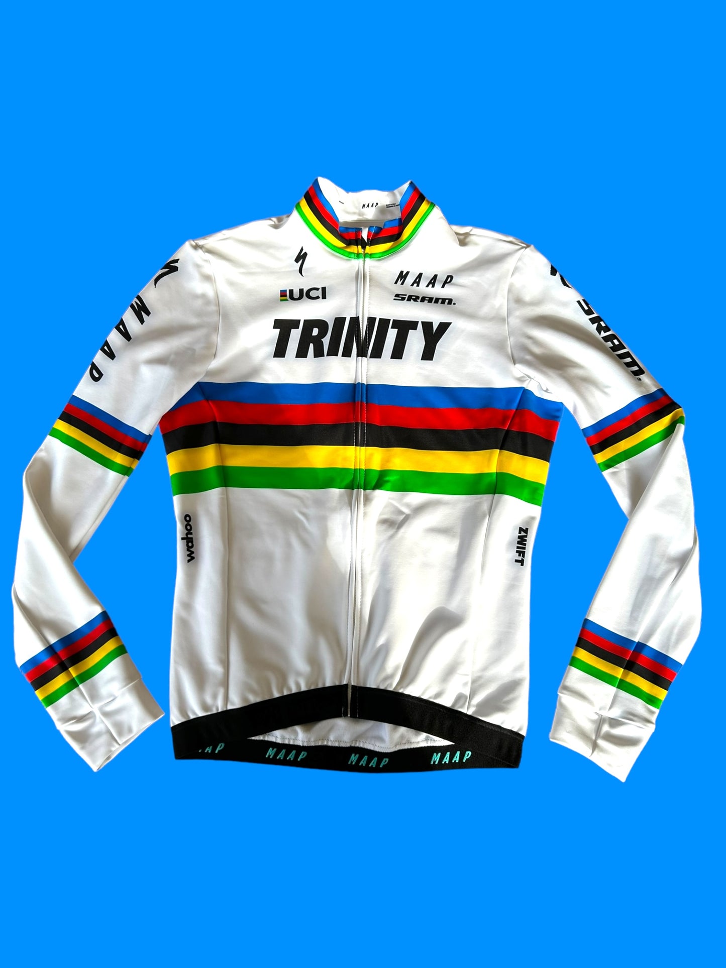 Long  Sleeve Winter Jersey - World Champion Rainbow | Specialized | Trinity Racing | Pro Cycling Kit