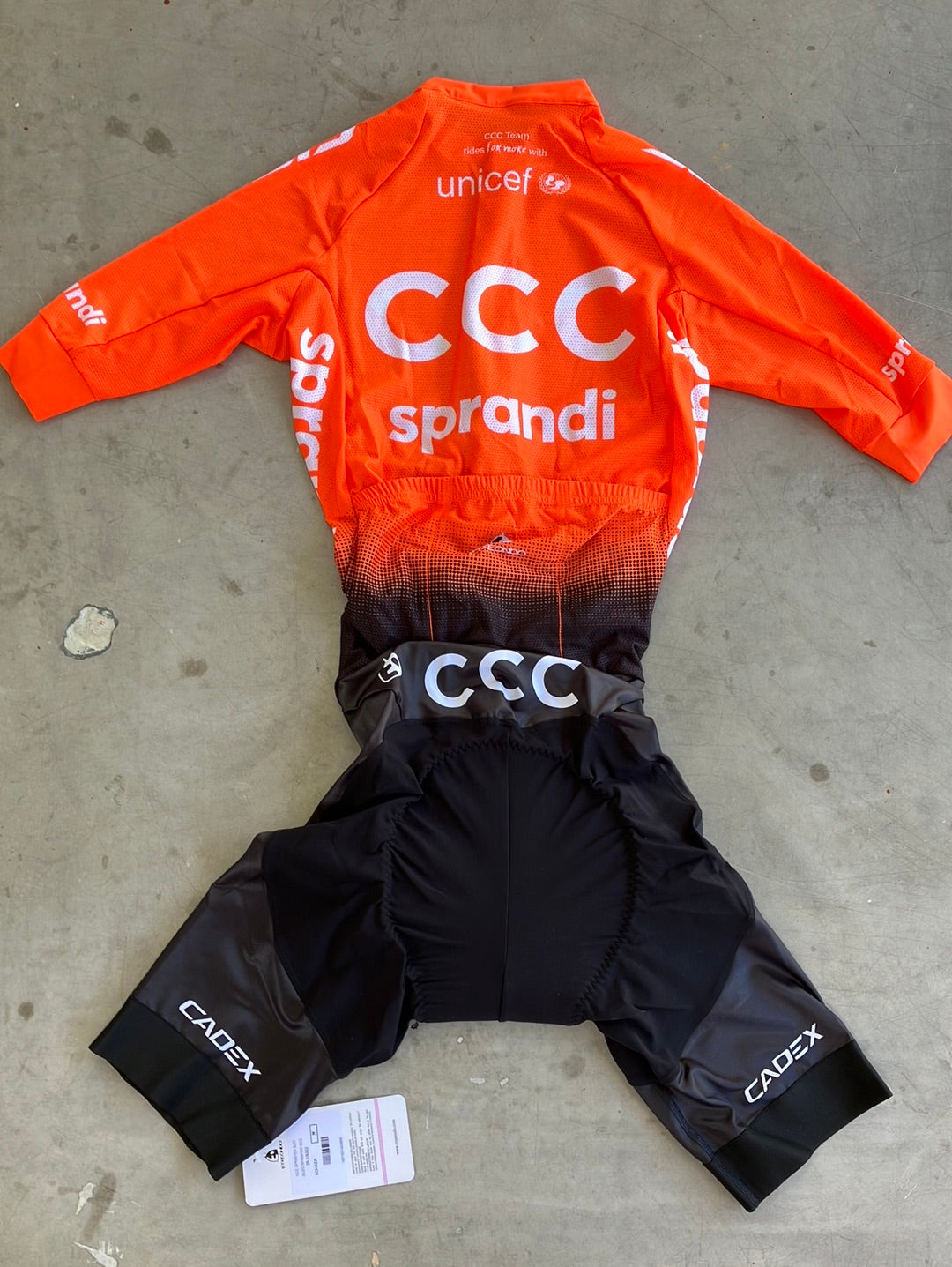 Race Suit / Road Suit Short Sleeve |Extendo |CCC Reno Giant |Pro Cycling Kit