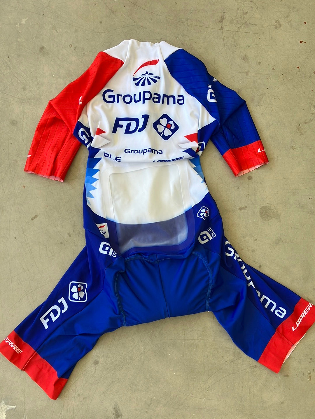 Short Sleeve TT Suit Skinsuit Aerosuit Time Trial | Ale | Groupama Française des Jeux | Pro Cycling Kit