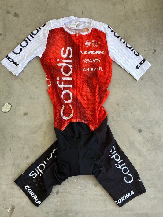 Cofidis | Van Rysel Summer Race Suit | Red | Pro-Issued Pro Team Kit