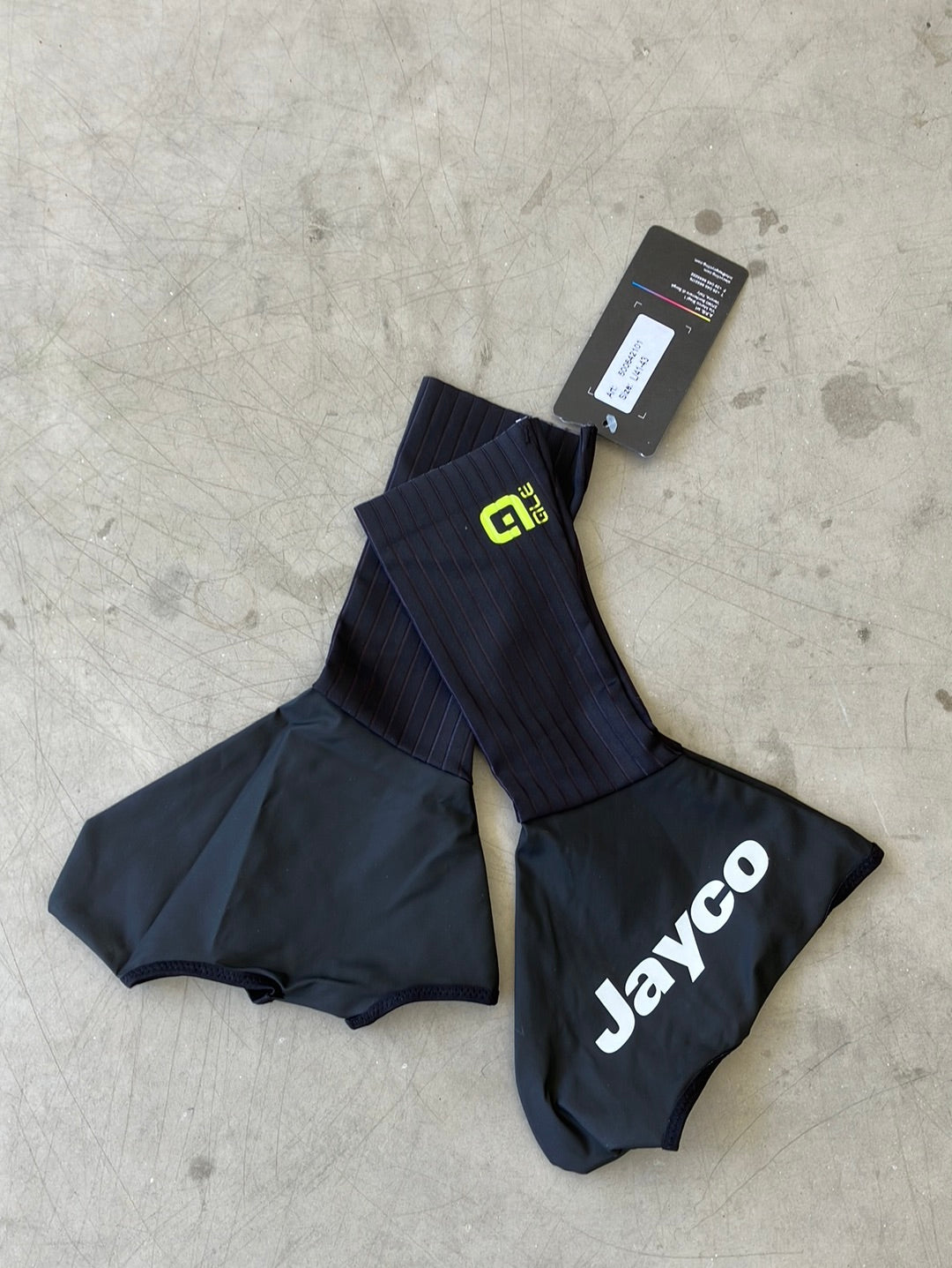 TT Overshoes Time Trial Shoe Covers / Booties | Ale | Jayco Alula Men's | Pro-Issued Cycling Kit