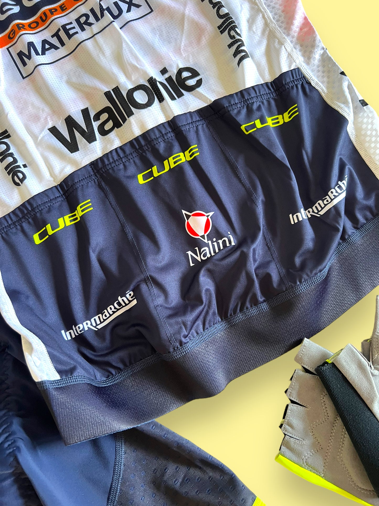 Jersey and Bib Shorts Bundle | Nalini | Intermarche Wanty Gobert | Pro Team Cycling Kit