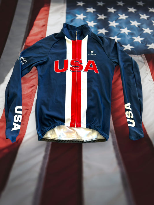 Long Sleeve Thermal Jersey | Cuore | USA National Team | Pro Team Cycling Kit