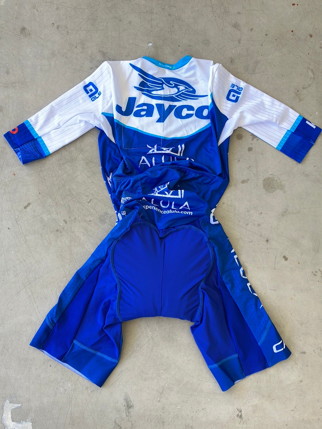 Race Aero suit / Skinsuit | Ale | Jayco Alula Men's | Pro-Issued Cycling Kit