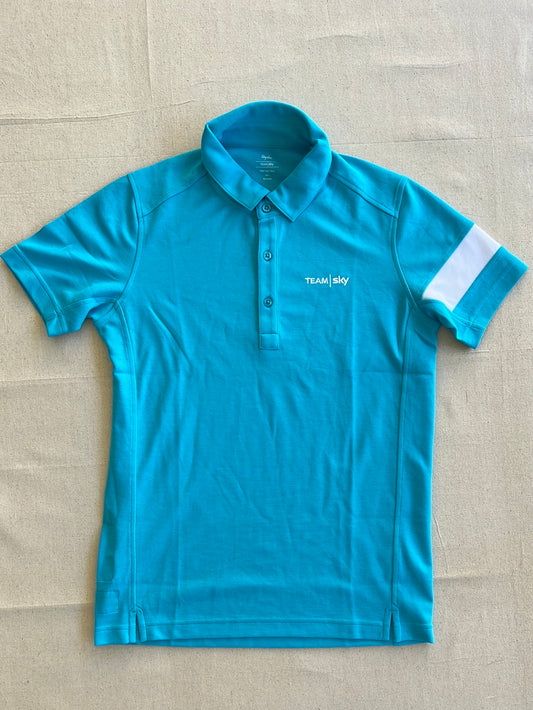 Casual Polo Shirt Short Sleeve | Rapha | Team Sky | Pro Cycling Kit