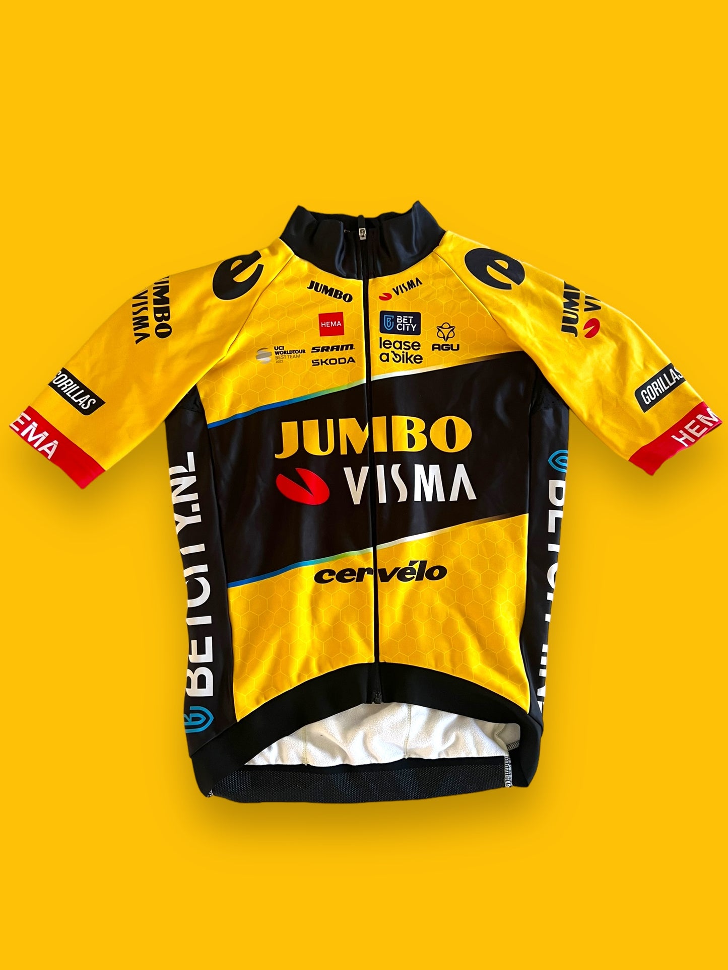 Short Sleeve Thermal Jersey | Agu | Jumbo Visma | Pro Cycling Kit