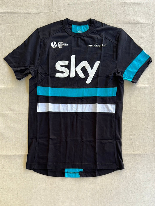 Casual T-Shirt Short Sleeve | Rapha | Team Sky | Pro Cycling Kit