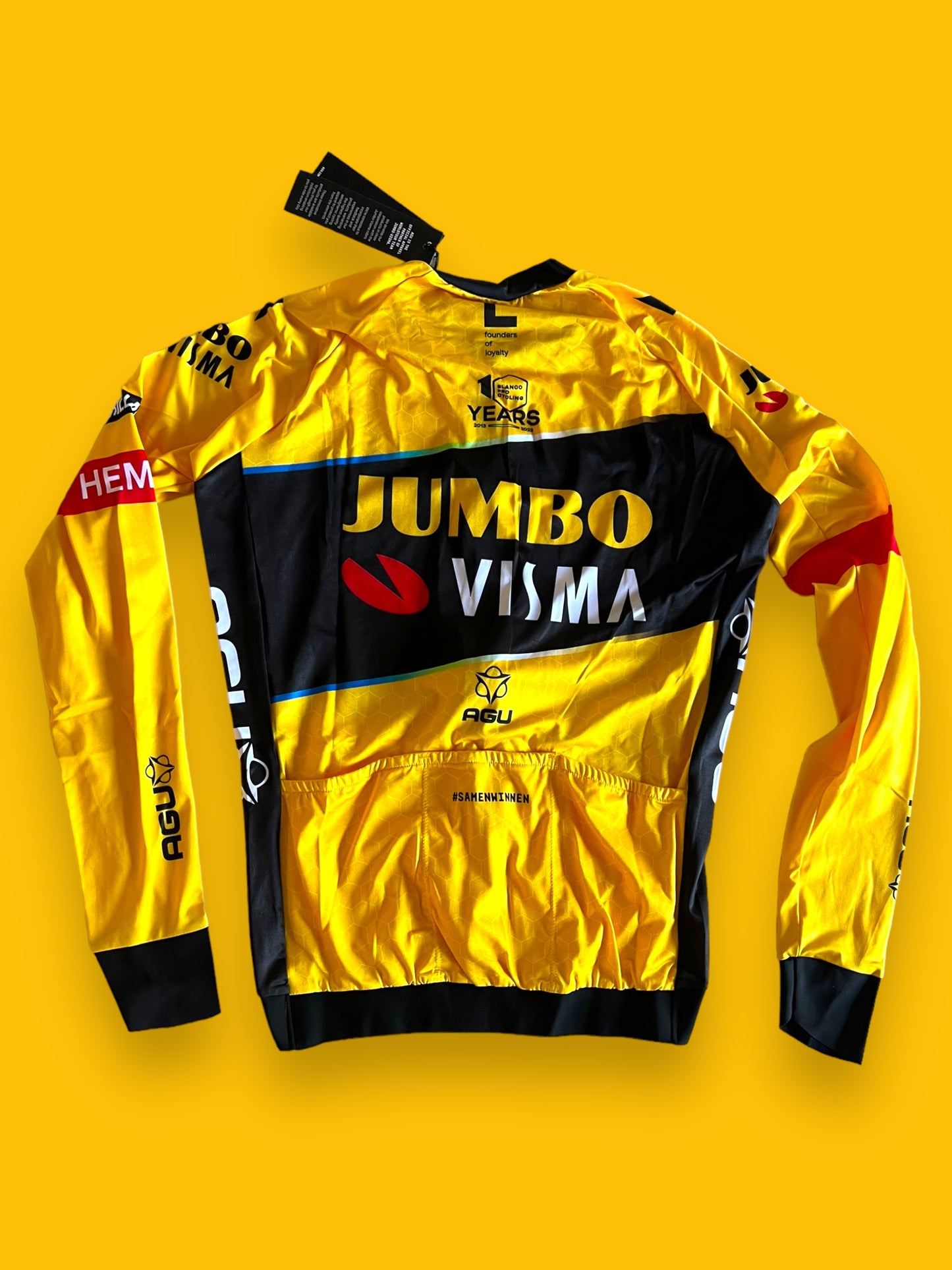 Mid-Weight Jersey Long Sleeve | Agu | Jumbo Visma | Pro Cycling Kit