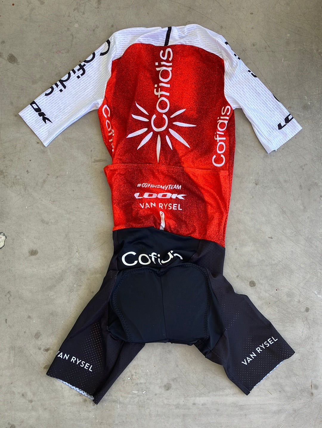 Cofidis | Van Rysel Summer Race Suit | Red | Pro-Issued Pro Team Kit