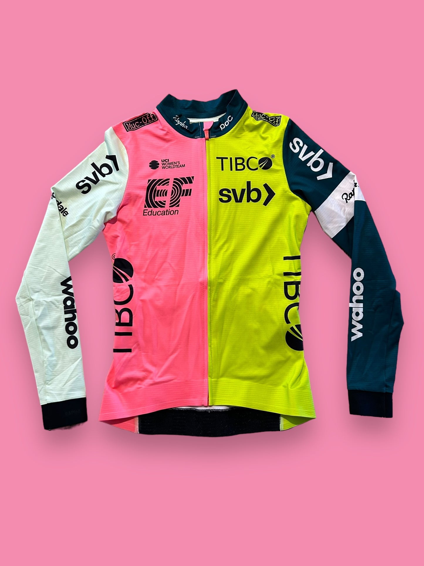 Thermal Long Sleeve Jersey Womens Giro D'Italia Switchout | Rapha Pro Team |  EF Education First  | Pro Cycling Kit