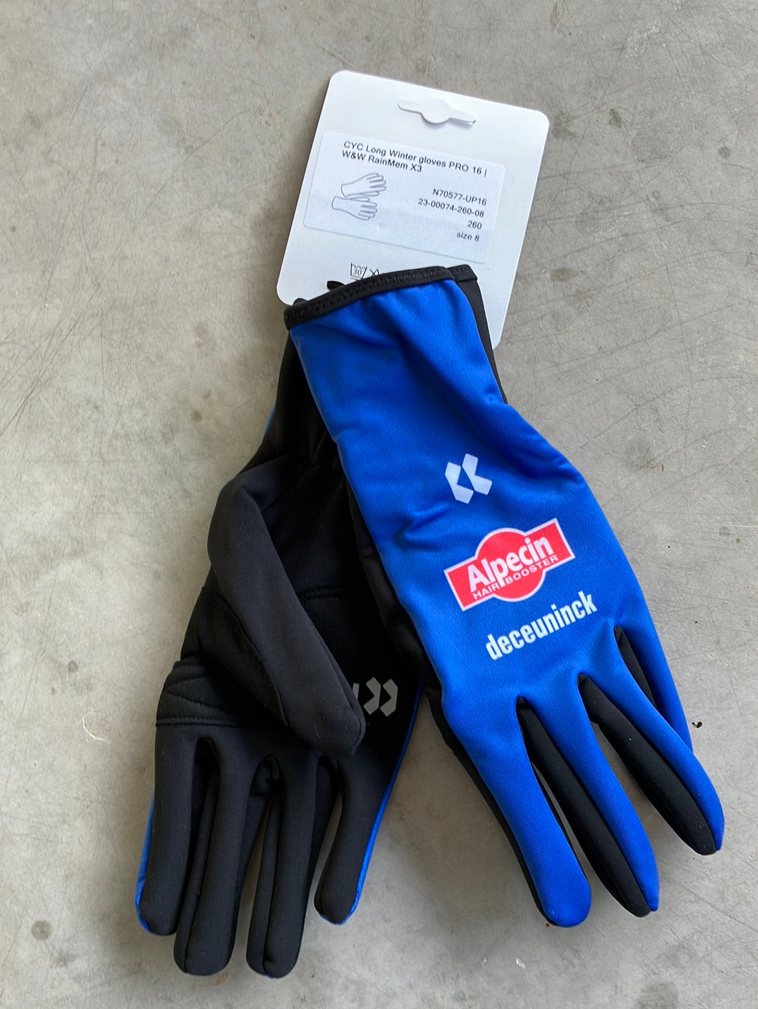 Winter Thermal Gloves | Kalas | Blue| Alpecin Deceuninck | Pro Cycling Kit