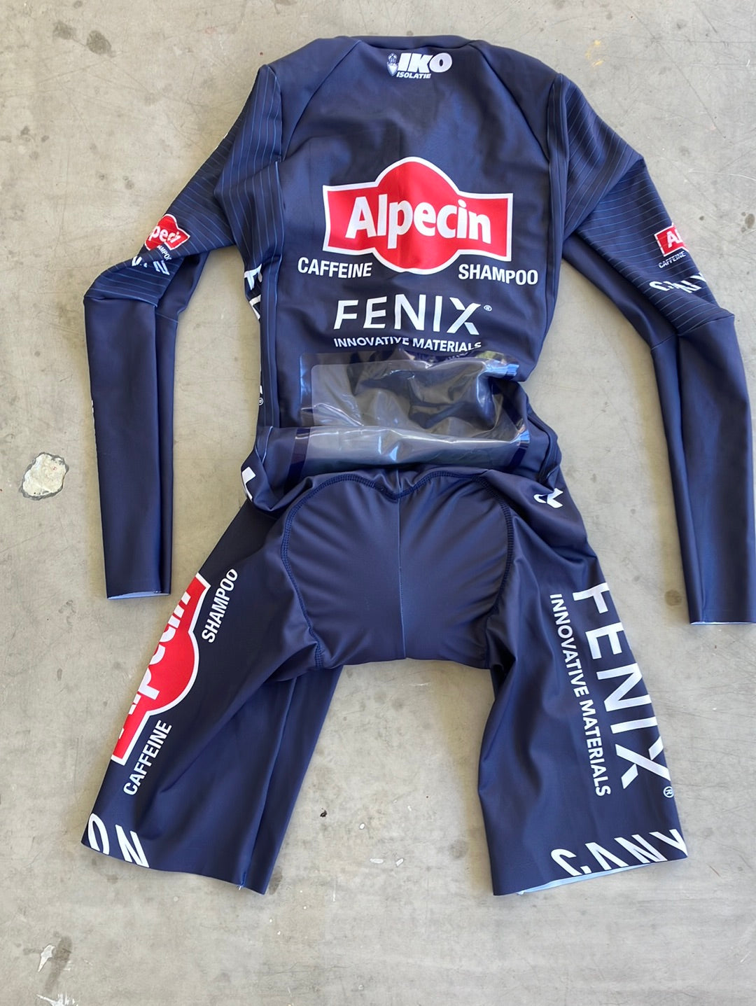 TT Skinsuit Aerosuit  -  Aerodynamic Cycling Time Trial Race Suit Medium | Kalas | Blue | Alpecin Fenix | Pro Cycling Kit