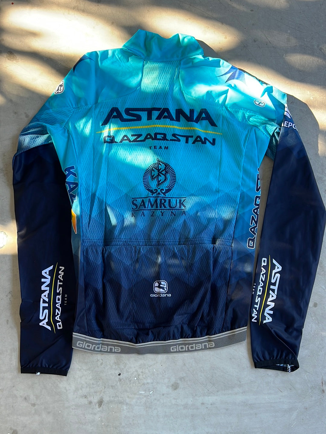 'FRC-Pro' Rain Jacket Long Sleeve Wind / Rain Jacket  | Giordana | Astana Qazaqstan | Pro-Issued Cycling Kit